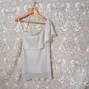 Simon Chang off the shoulder tank top